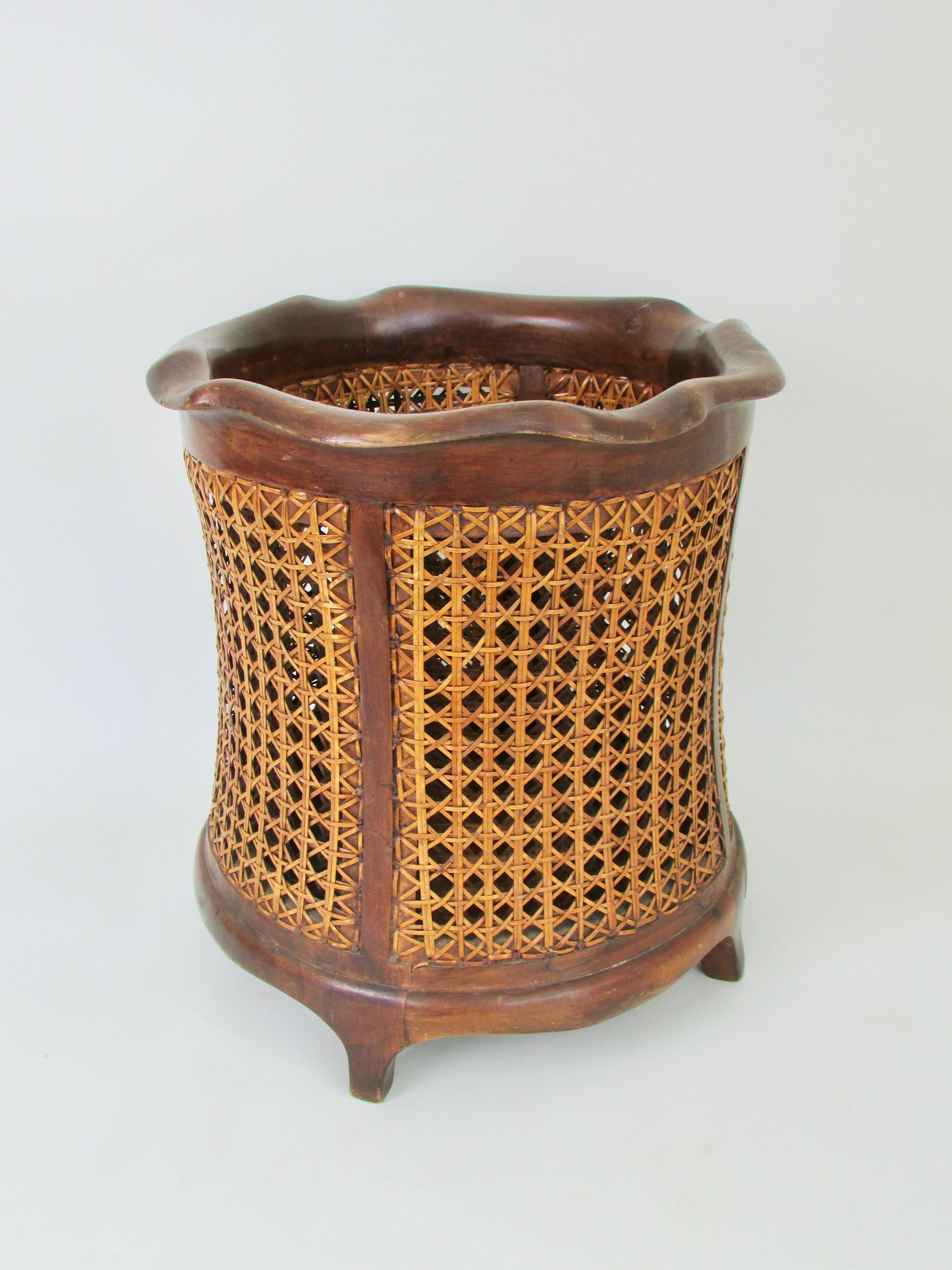 antique waste basket