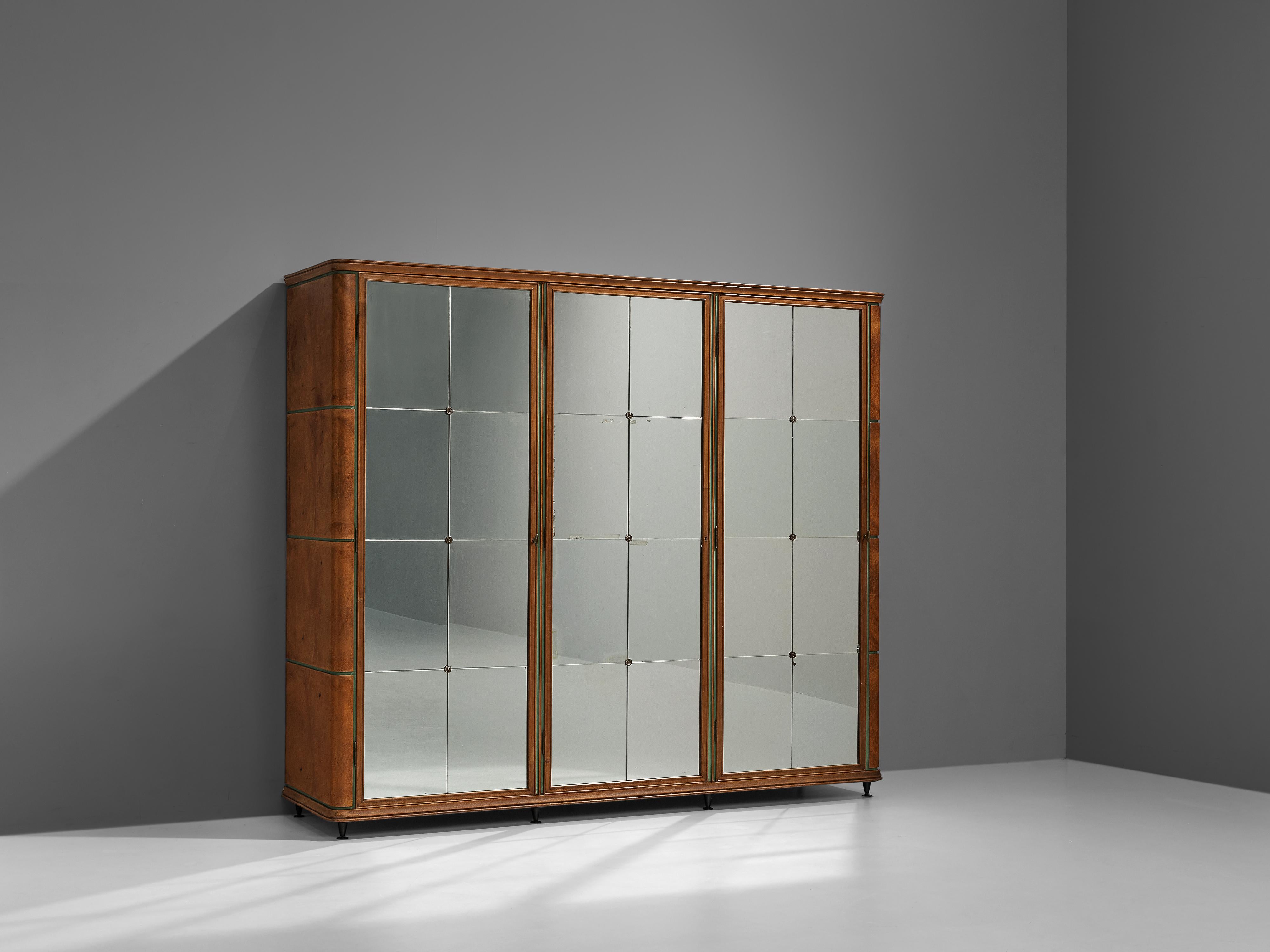 oak mirror wardrobe