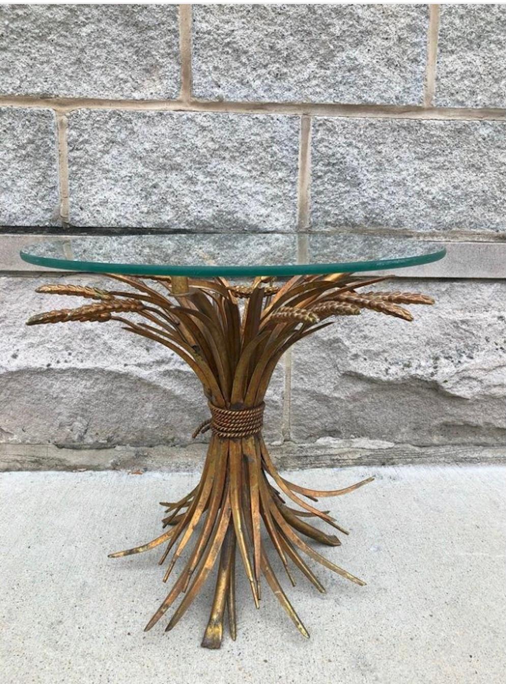 Classic Italian Wheat Sheath Table As Seen In Coco Chanels Apartment. For Sale 1