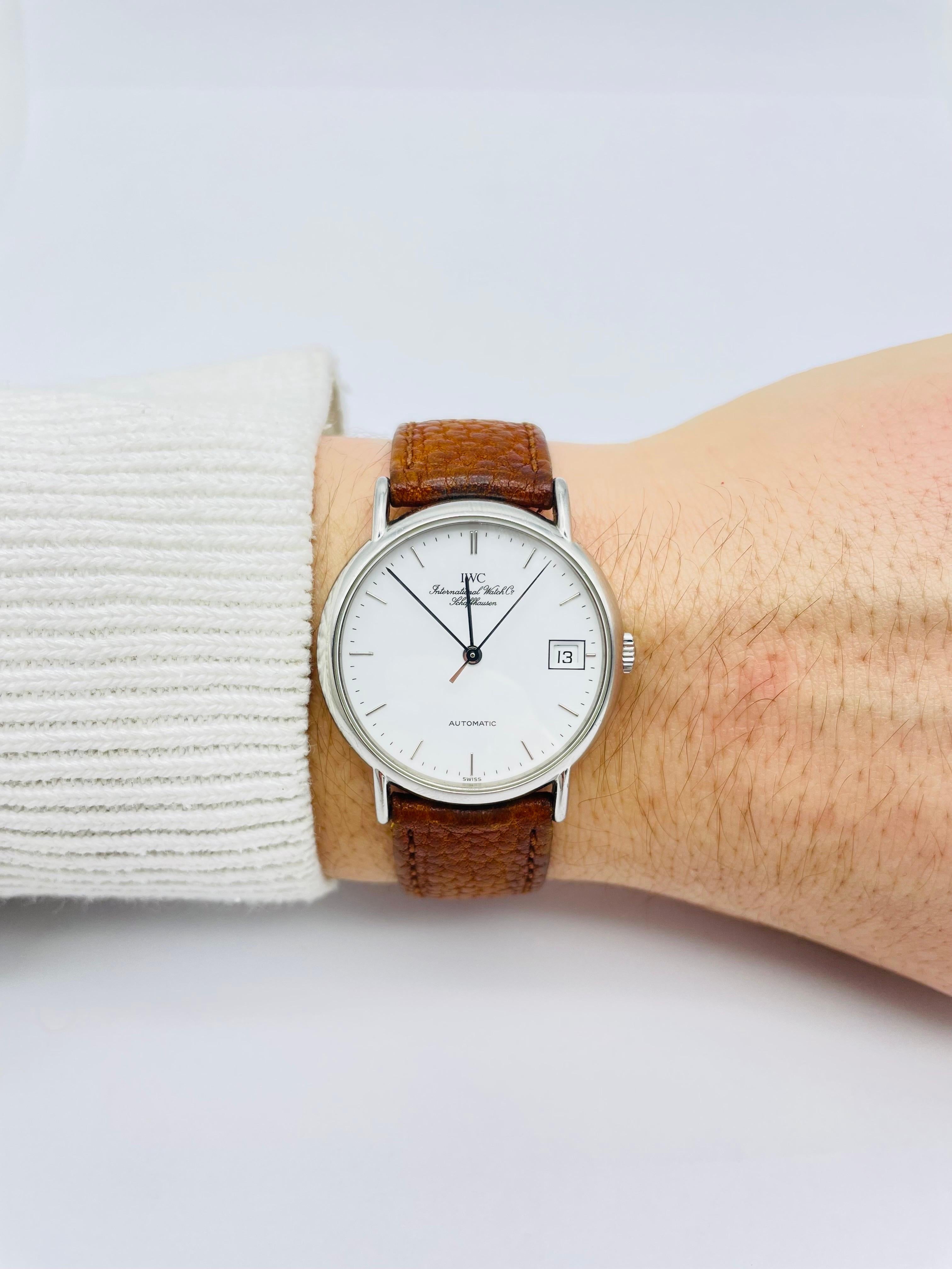 Classic IWC Portofino Date Wristwatch, Automatic 8