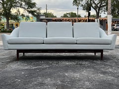 Classic Jens Risom Three Seat Sofa Ca' 1960's