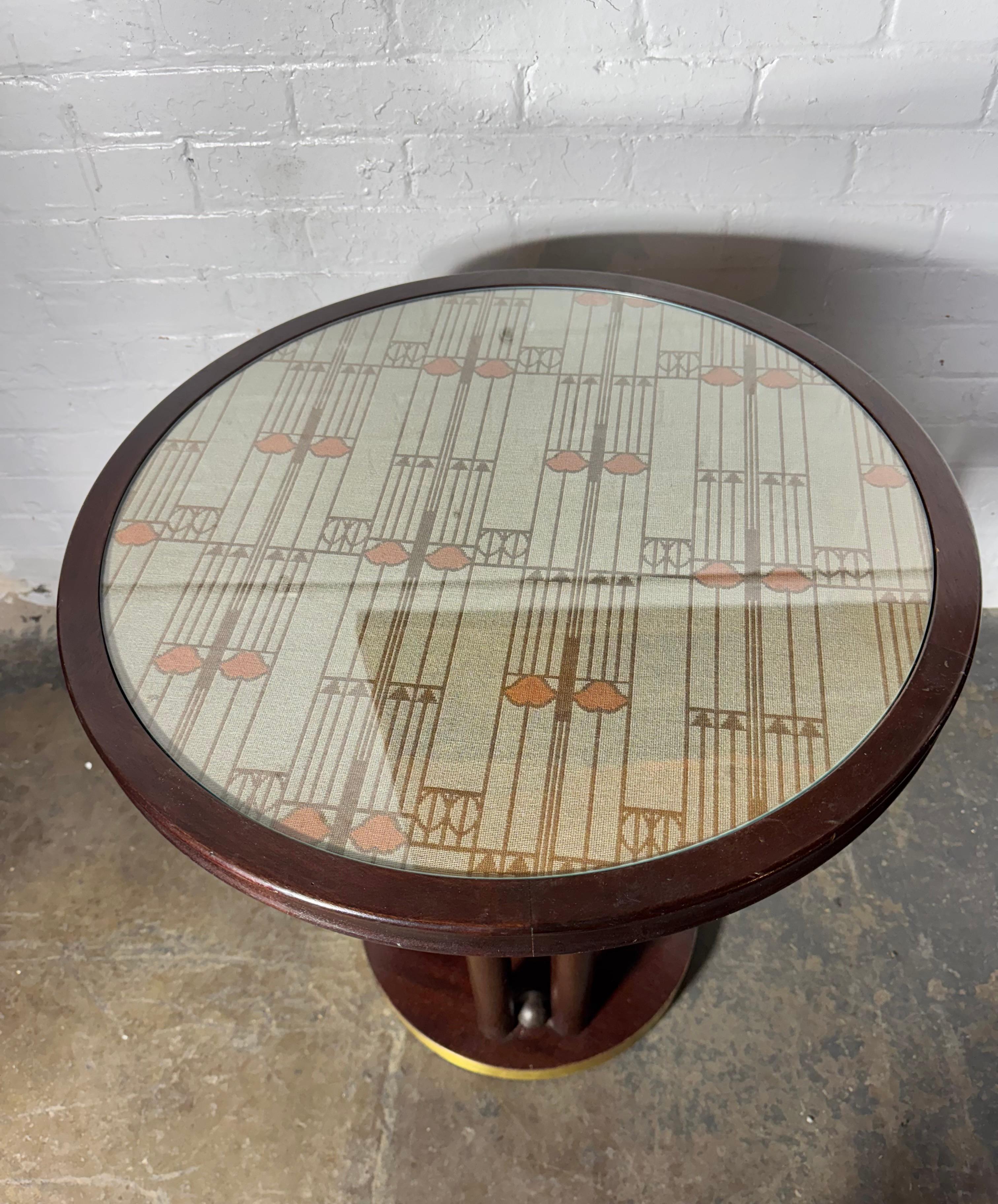 Estetismo Lampada / Tavolino classico Josef Hoffmann per Wittmann d'Austria in vendita