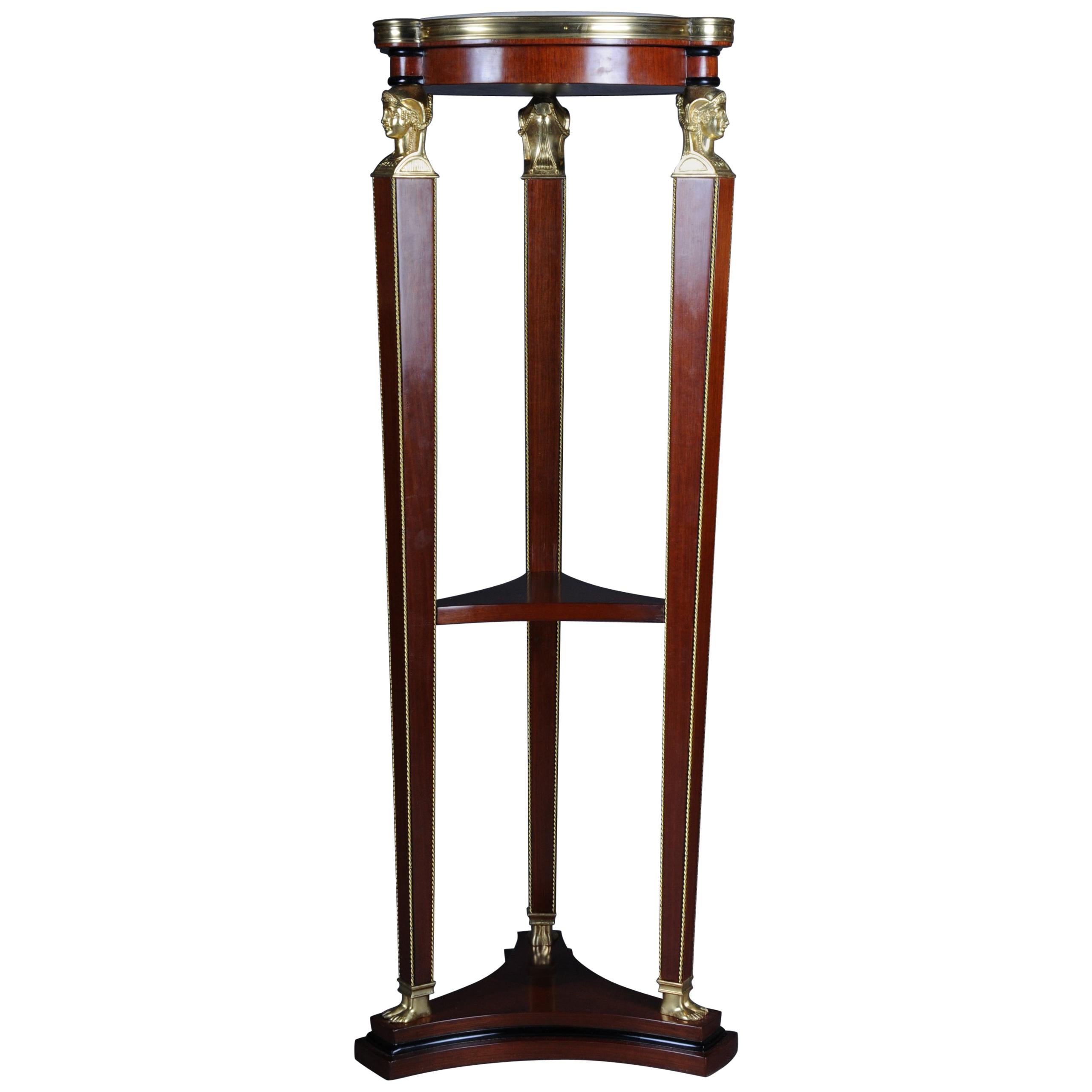 Classic Karaditan Pillar or Pedestal in Empire Style For Sale at 1stDibs