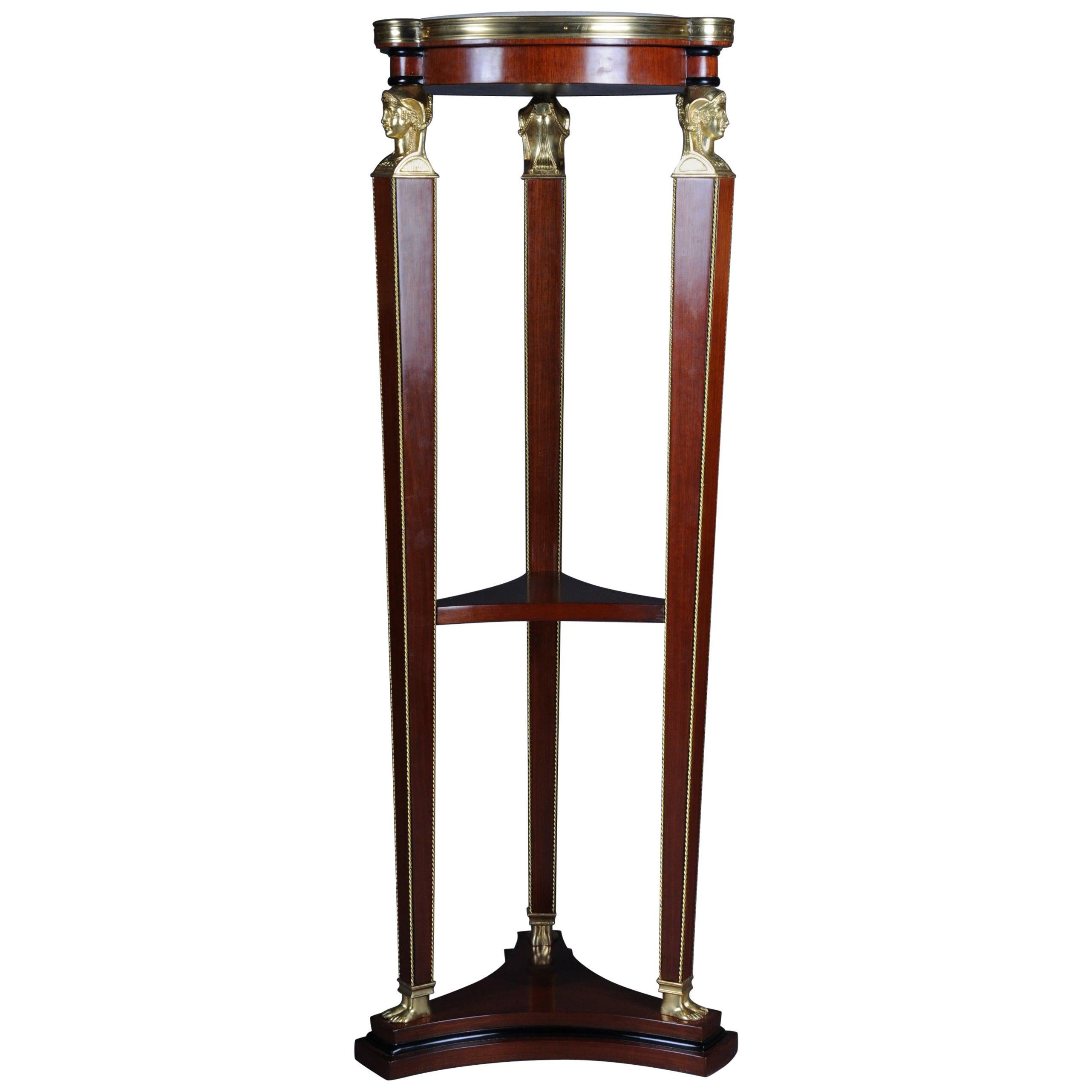Classic Karaditan Pillar or Pedestal in Empire Style For Sale