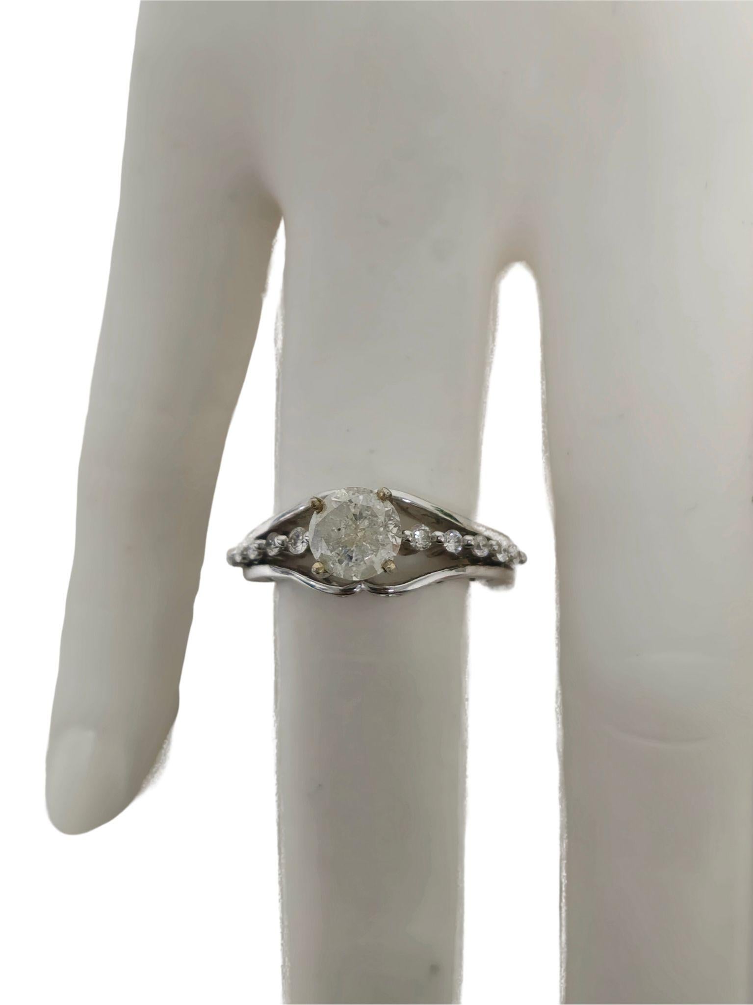 Classic Ladies 1.50 CT Diamond & 14K Gold Ring For Sale 1