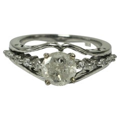 Classic Ladies 1.50 CT Diamond & 14K Gold Ring