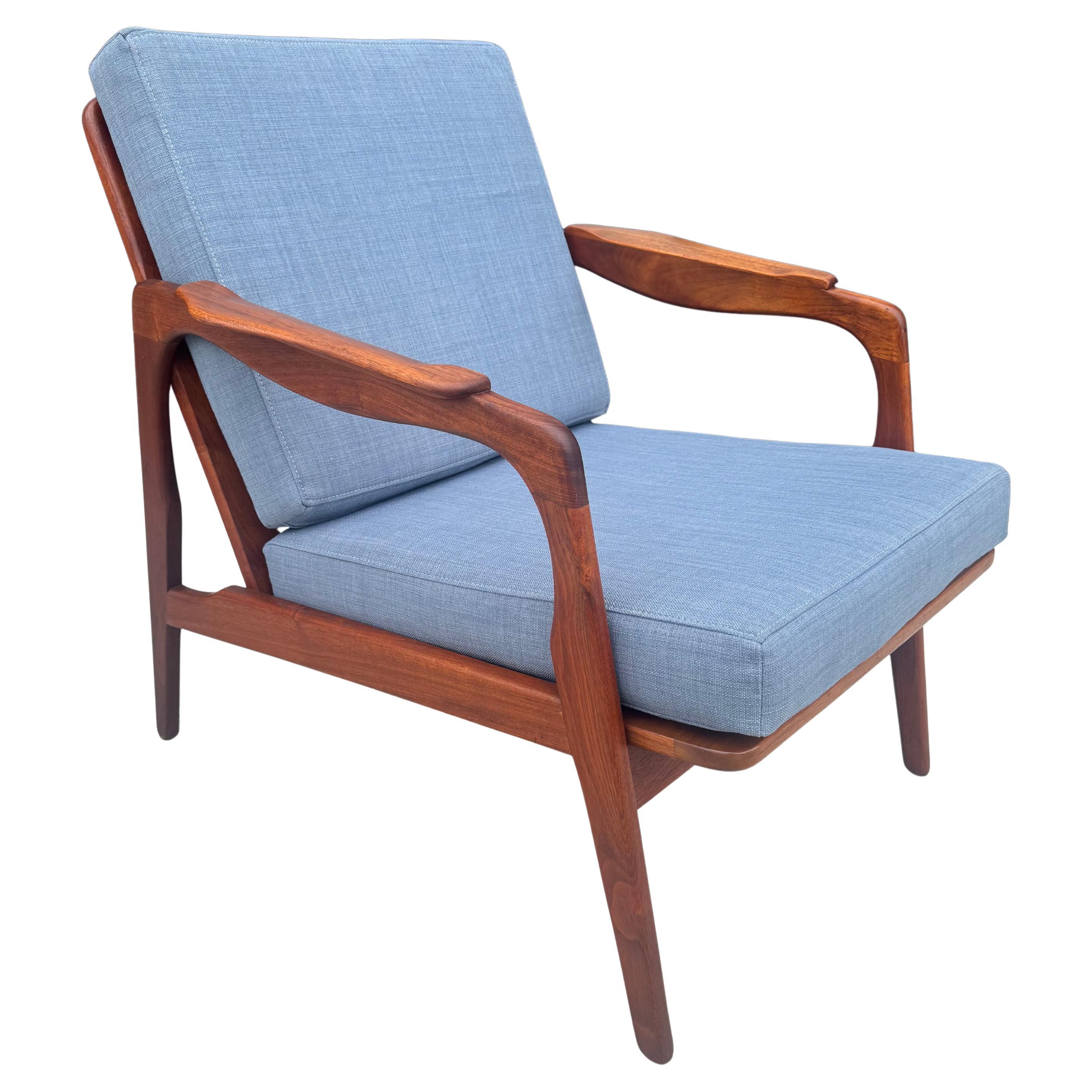 Chaise longue danoise moderne classique Lawrence Peabody pour Selig