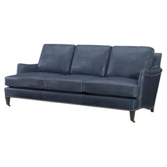 Classic Leather 3 Seater Sofa