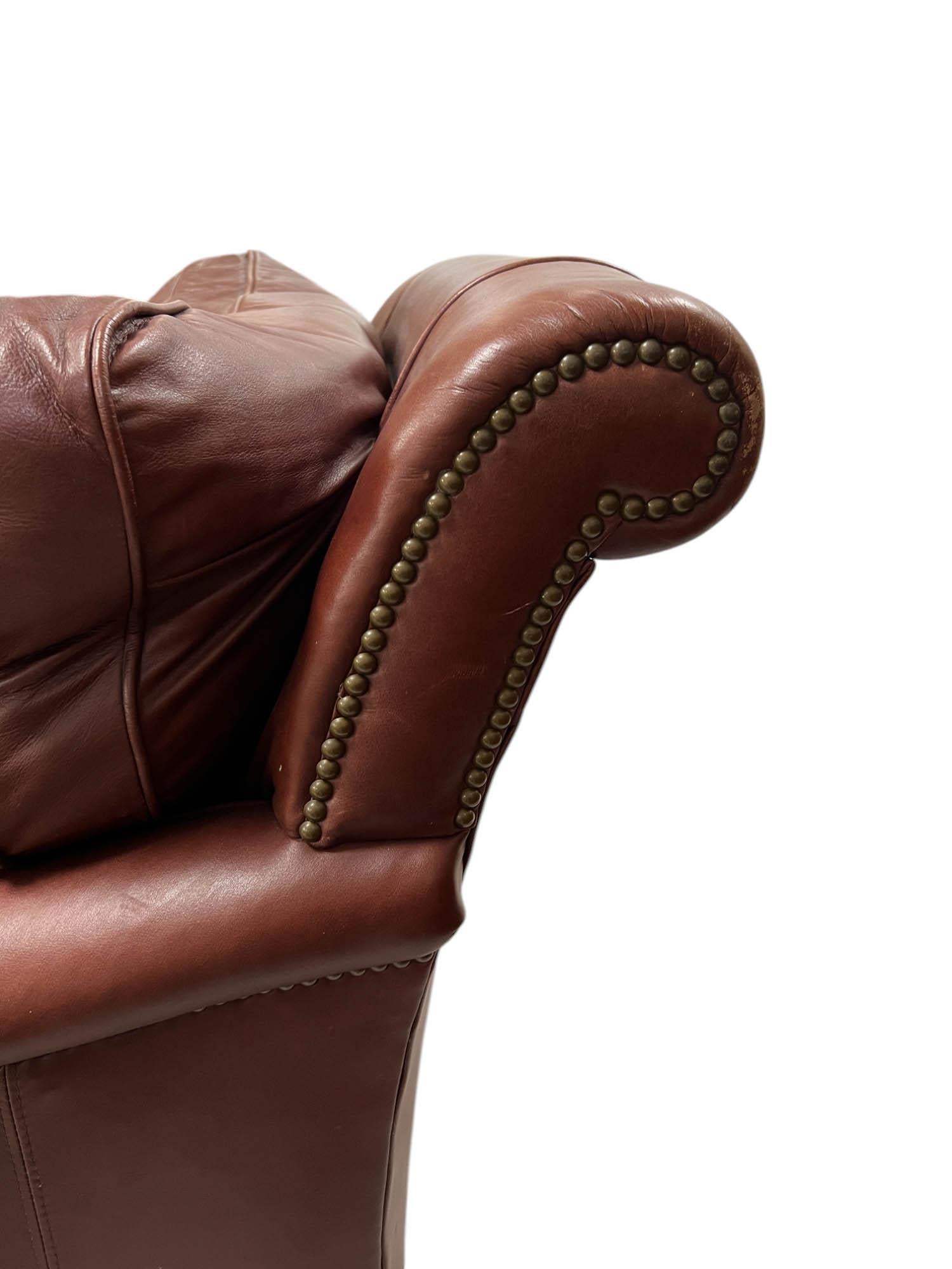 Chaise longue en cuir Classic en vente 4