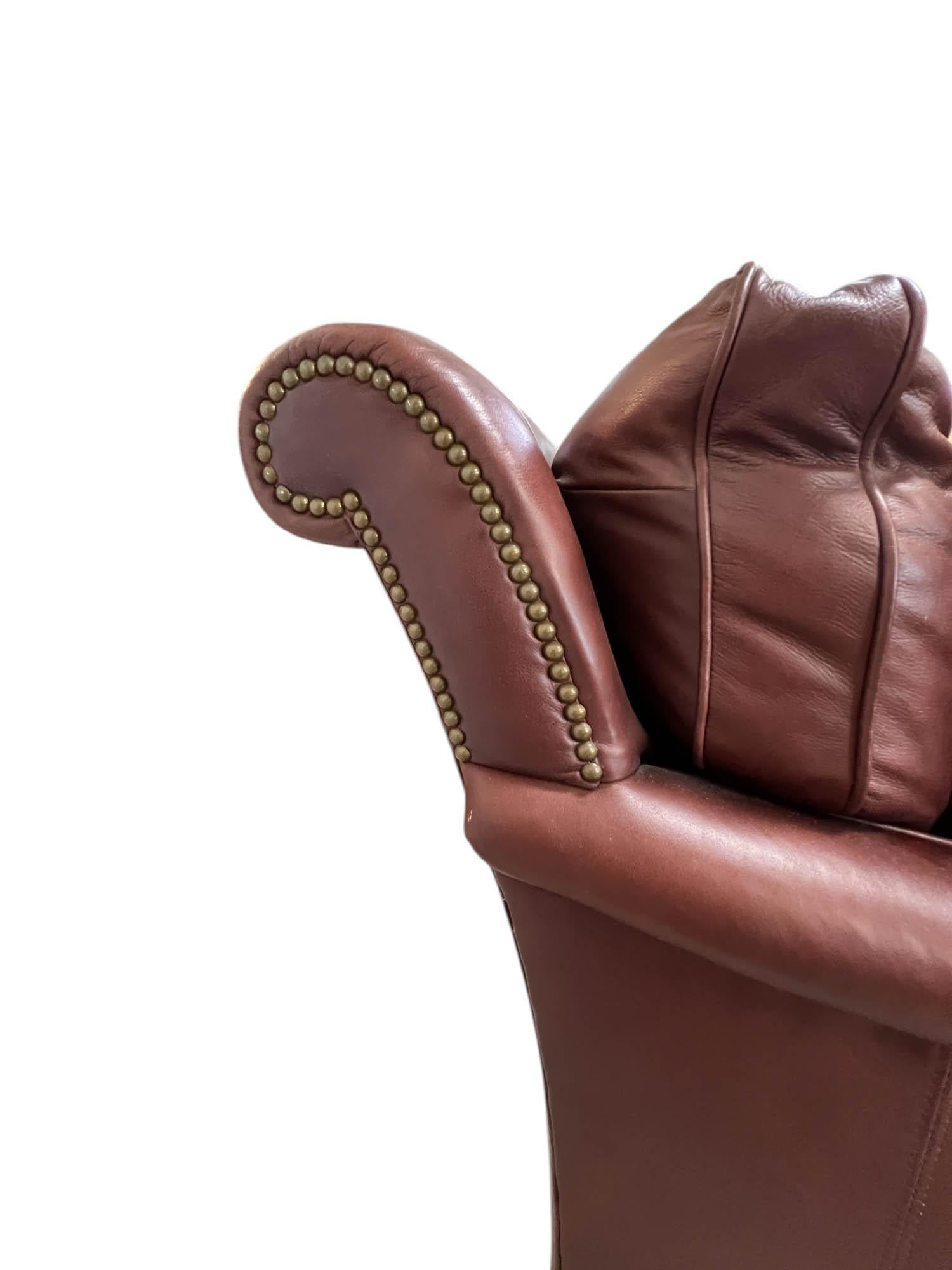 Chaise longue en cuir Classic en vente 5