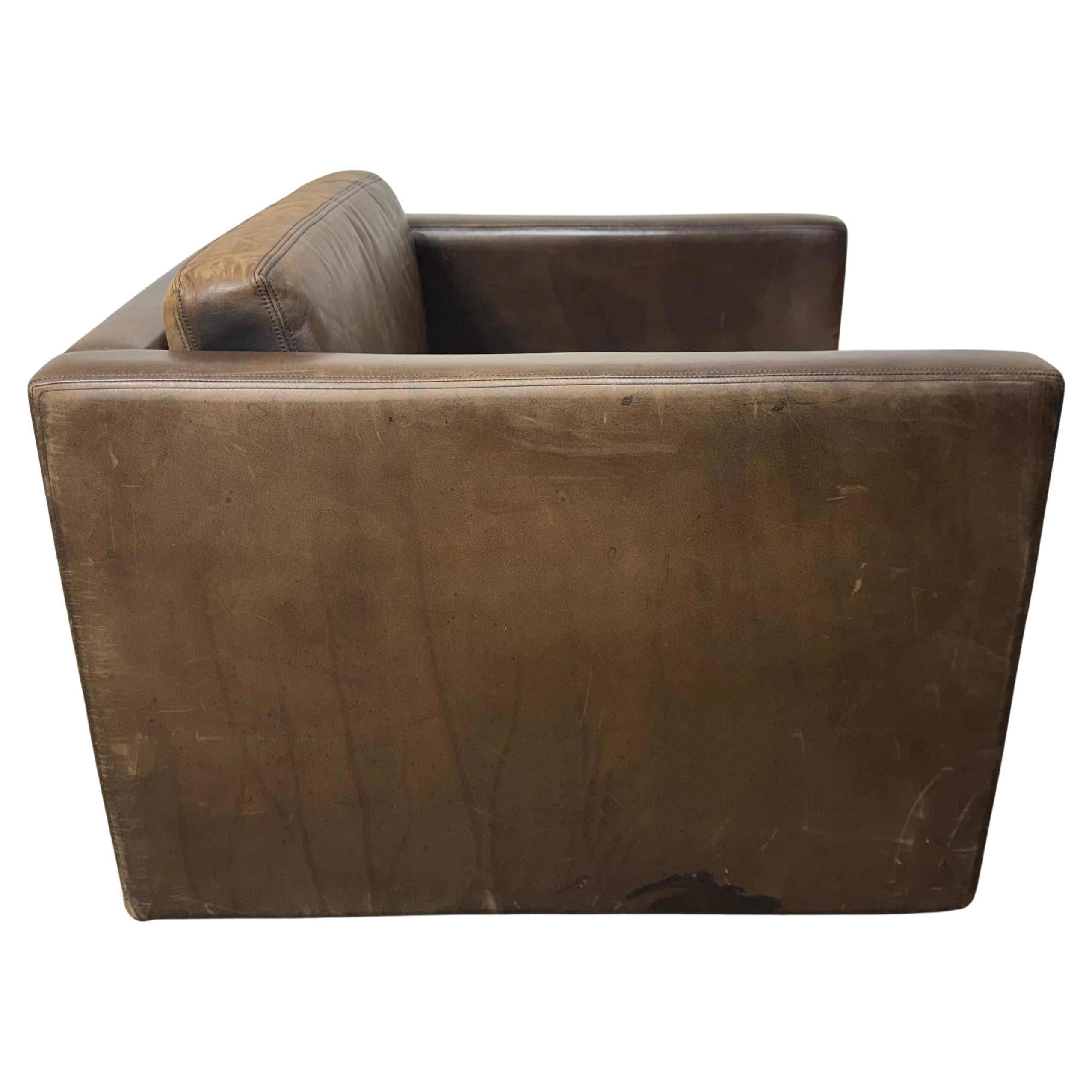 Classic Leather Club Chair von Charles Pfister für Knoll im Angebot