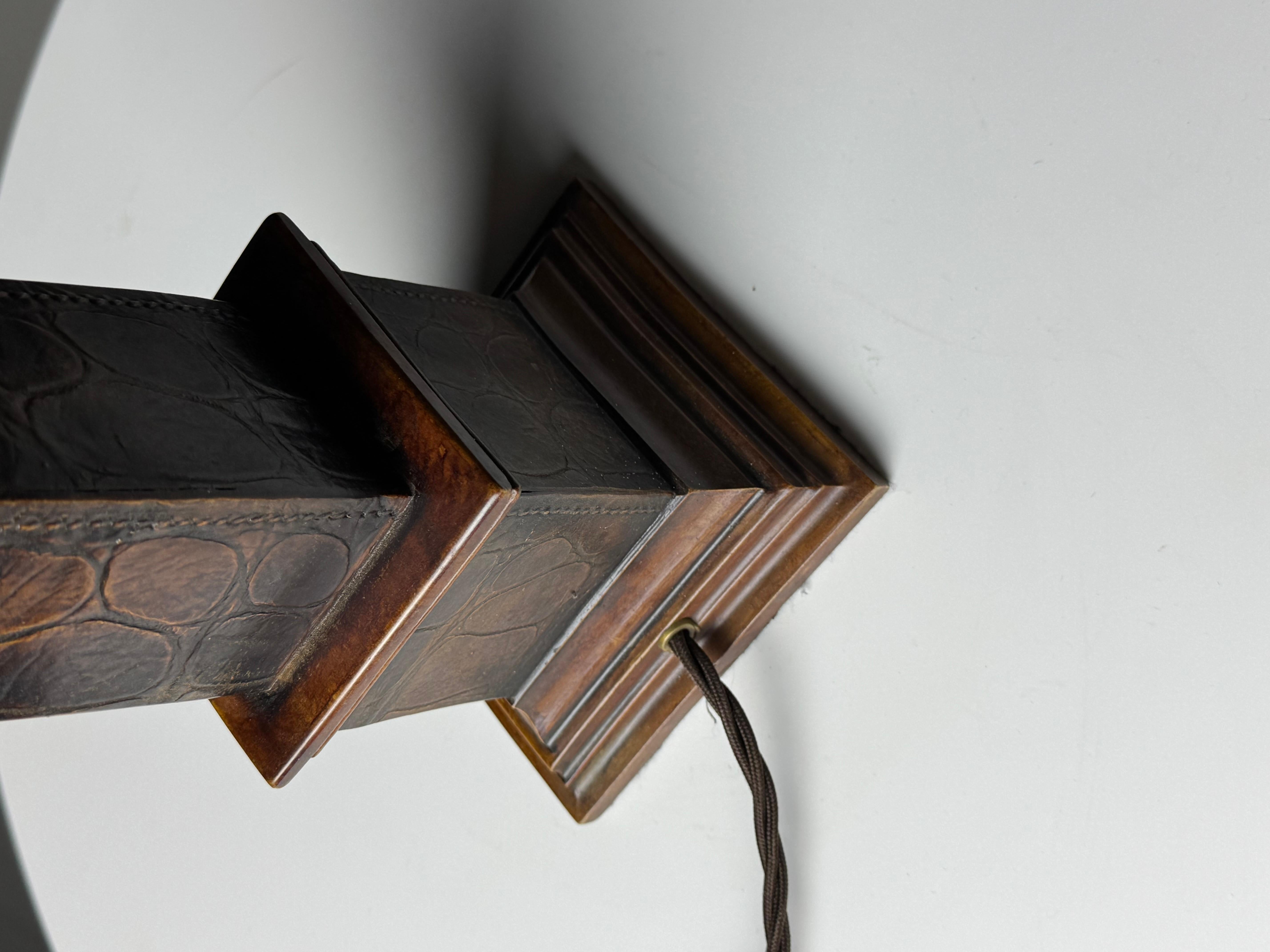 Base per lampada Classic Leather In condizioni buone in vendita a MILL, NL