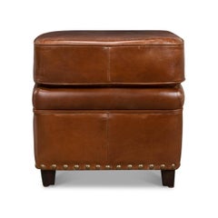 Classic Leather Ottoman
