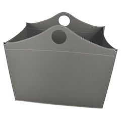 Classic WOODBAG Log Holder by Limac Design - in Regenerated Leather