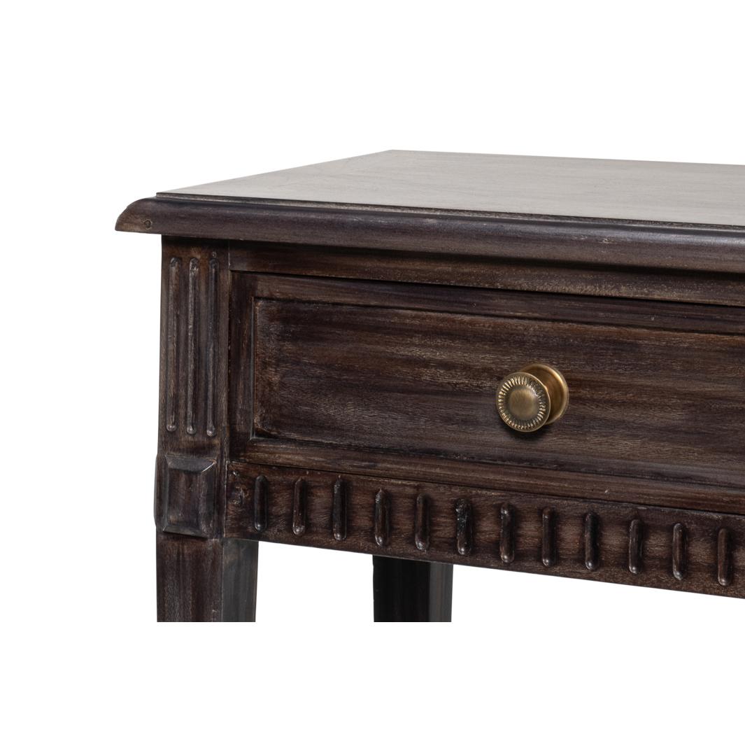 Classic Long Console Table with Drawers For Sale 4