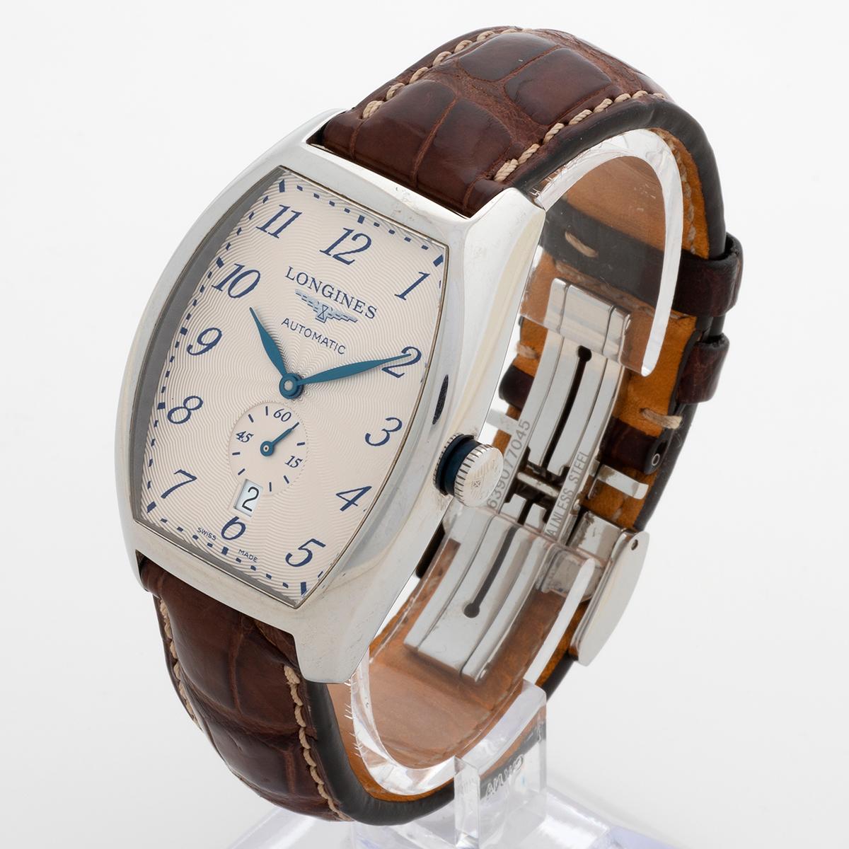 Women's or Men's Classic Longines Evidenza Ref L2.642.4, Box and Papers, Excellent Condition