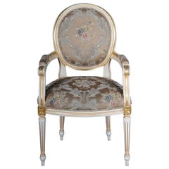 Vintage Classic Louis XVI Armchair, 20th Century