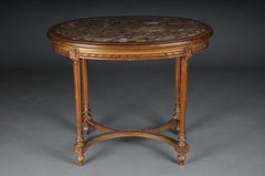 Classic Louis XVI Salon Table/Side Table, Beech