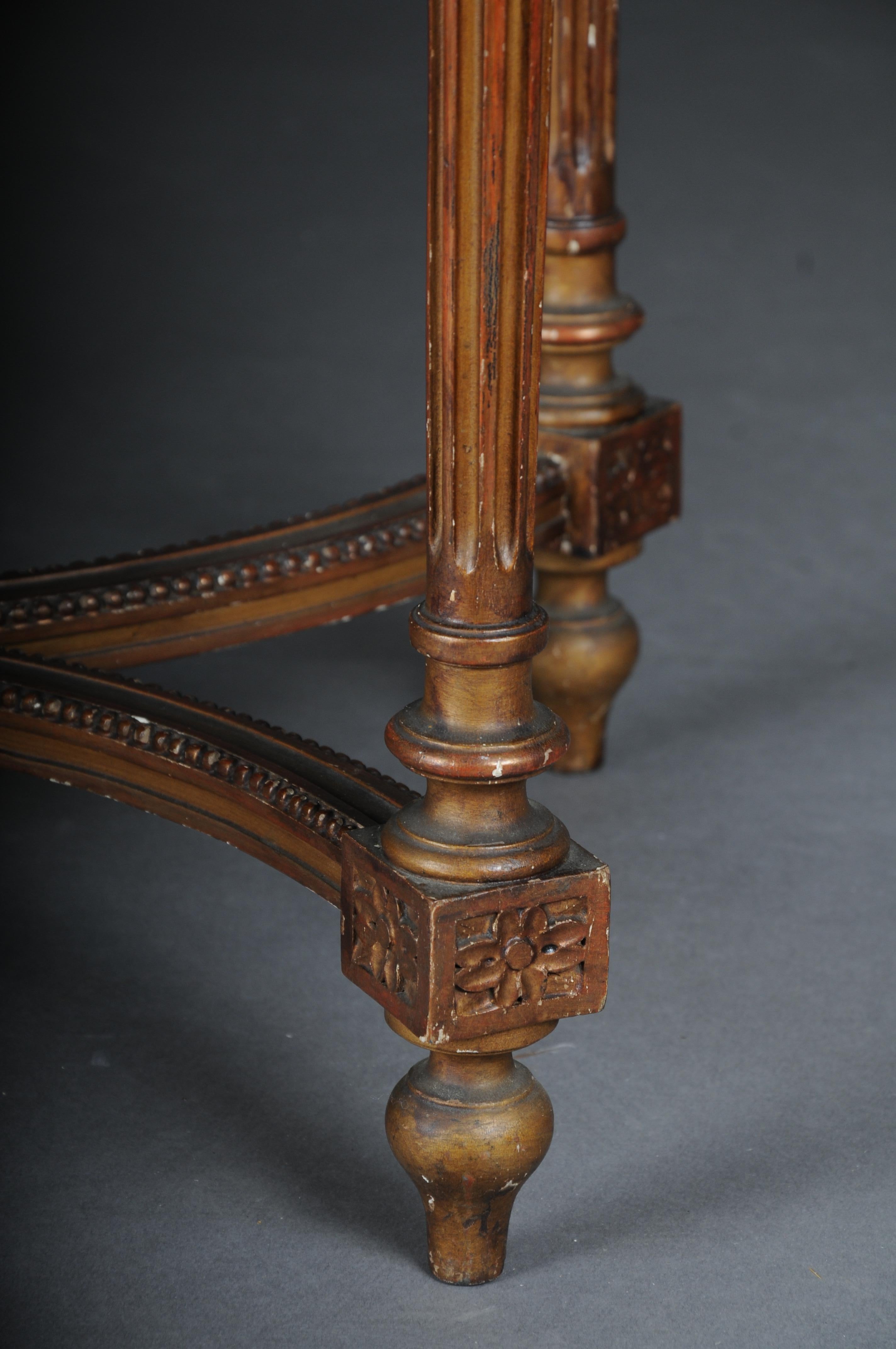 Classic Louis XVI Salon Table/Side Table, Beech For Sale 1