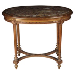Classic Louis XVI Salon Table/Side Table, Beech