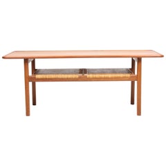 Classic Low Table in Solid Teak by Hans J. Wegner Danish Modern, 1950s