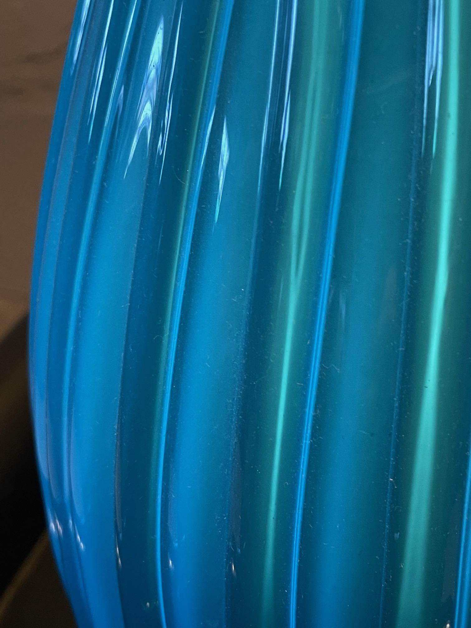 Lampe vénitienne classique Marbro turquoise en vente 6
