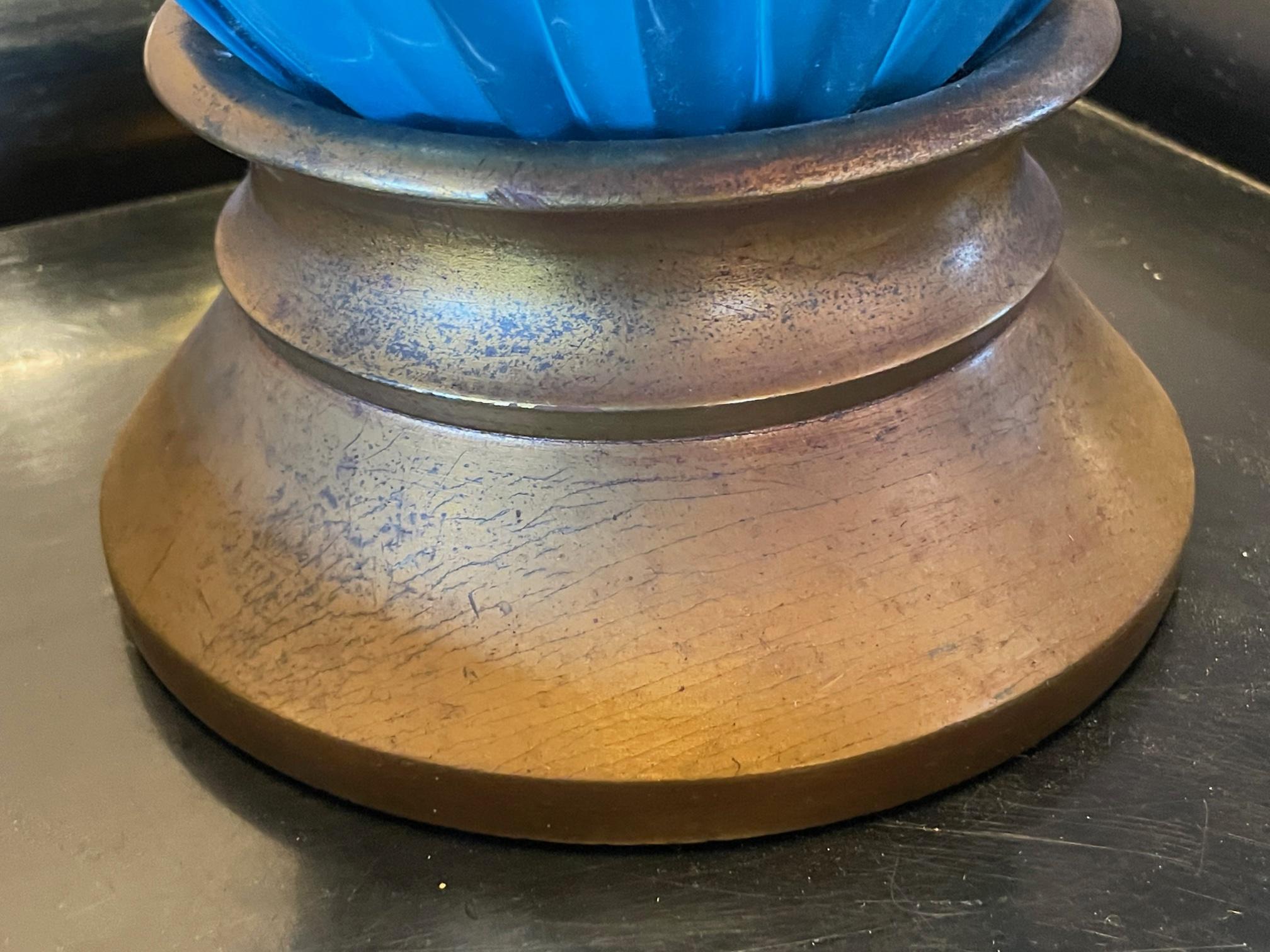 Lampe vénitienne classique Marbro turquoise en vente 2