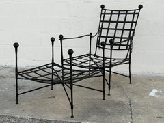 Classic Mario Papperzini Amalfi Lounge Chair And Ottoman for Salterini, 1950's