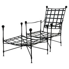 Classic Mario Papperzini Amalfi Lounge Chair And Ottoman for Salterini, 1950's