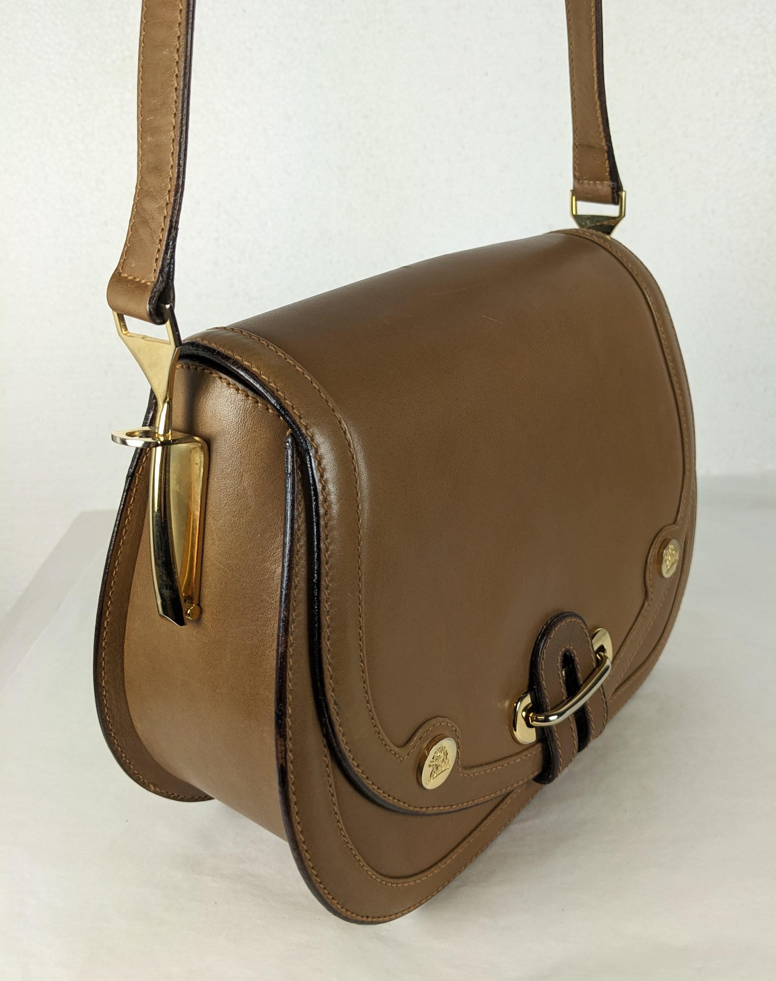 Classic Mark Cross Shoulder Bag In Good Condition For Sale In New York, NY