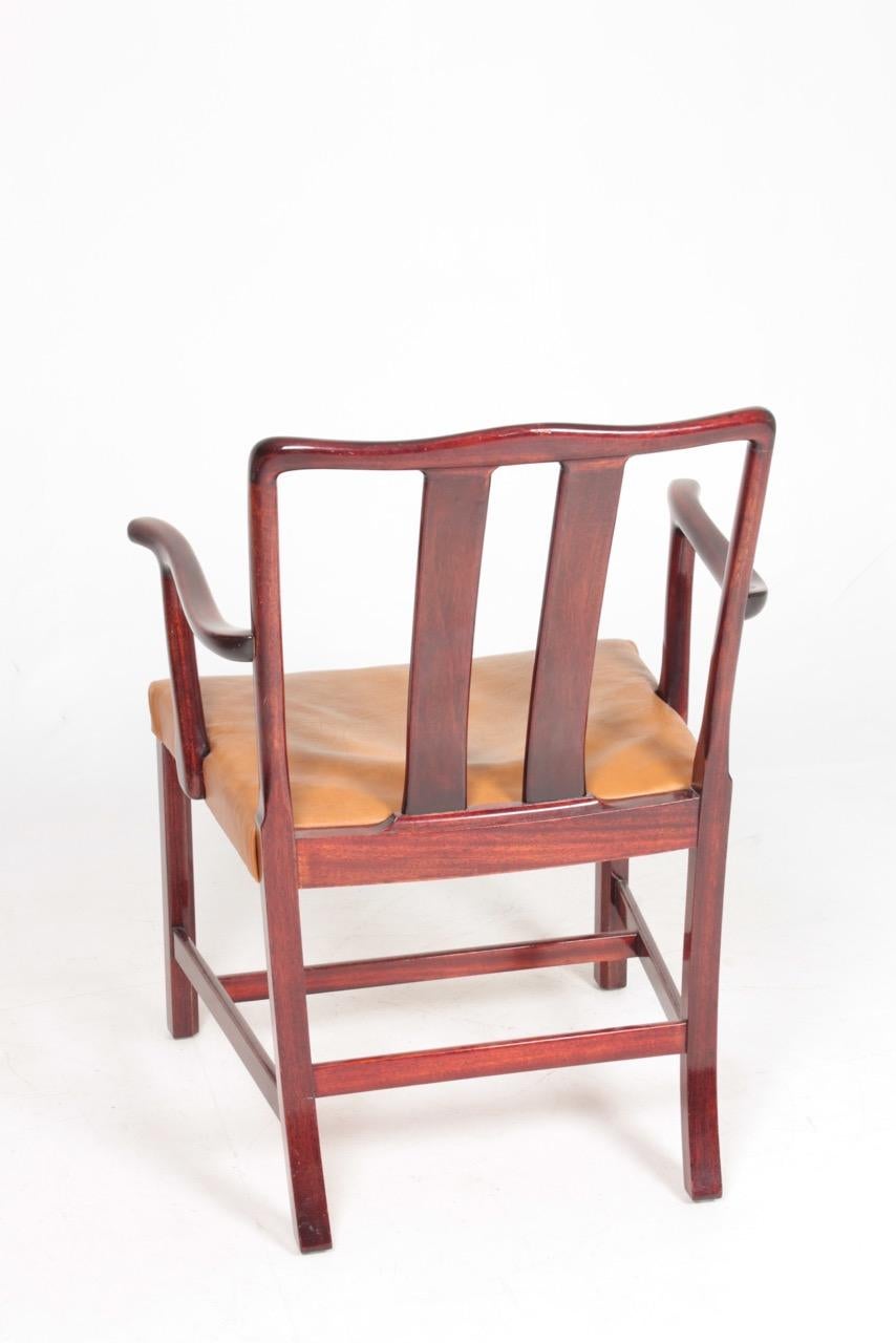 Classic Midcentury Armchair Designed by Ole Wanscher, Danish Design, 1950s 3