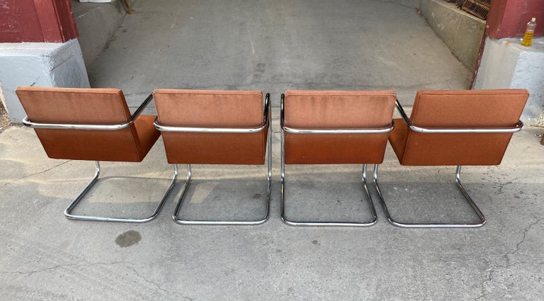 Classic Midcentury Brno Chairs by Mies van der Rohe for Gordon International In Good Condition For Sale In Buffalo, NY