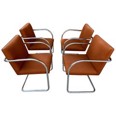 Used Classic Midcentury Brno Chairs by Mies van der Rohe for Gordon International