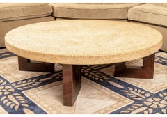 Classic Mid Century Cork Cocktail Table By Paul Frankl