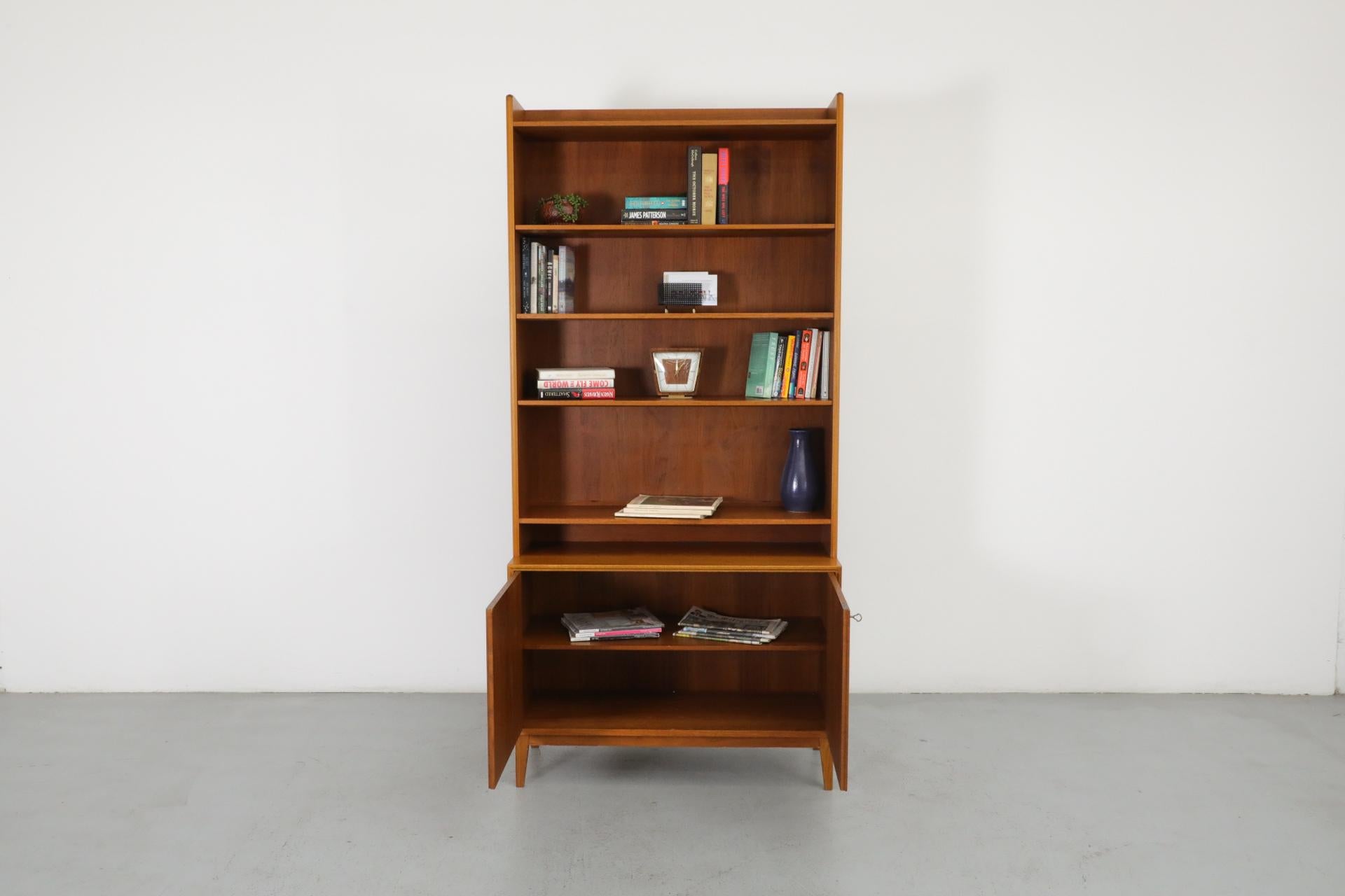 Classic Mid-Century Danish Teak Standing Bookcases 15