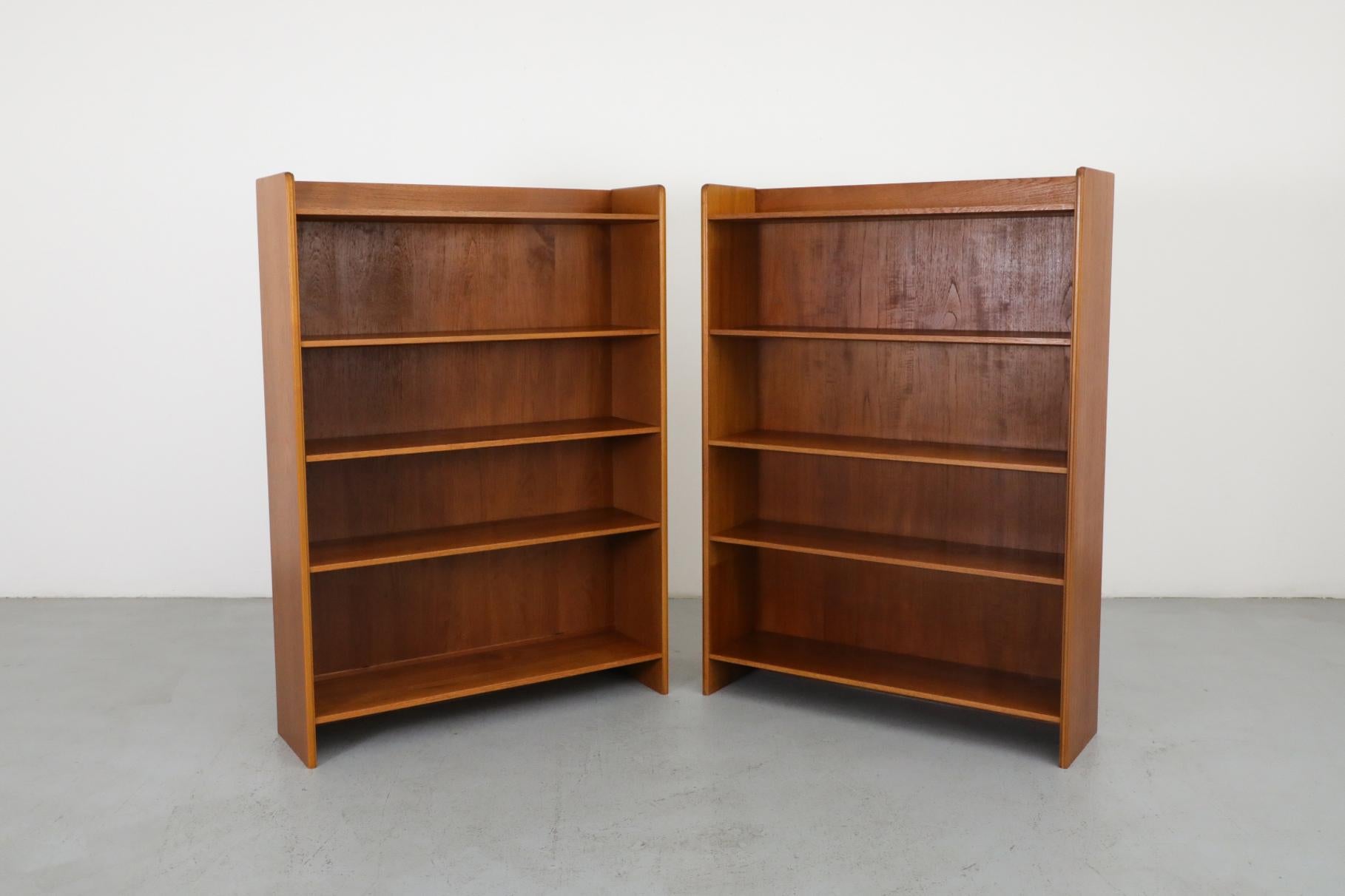 Mid-Century Modern Classic Mid-Century Danish Teak Standing Bookcases