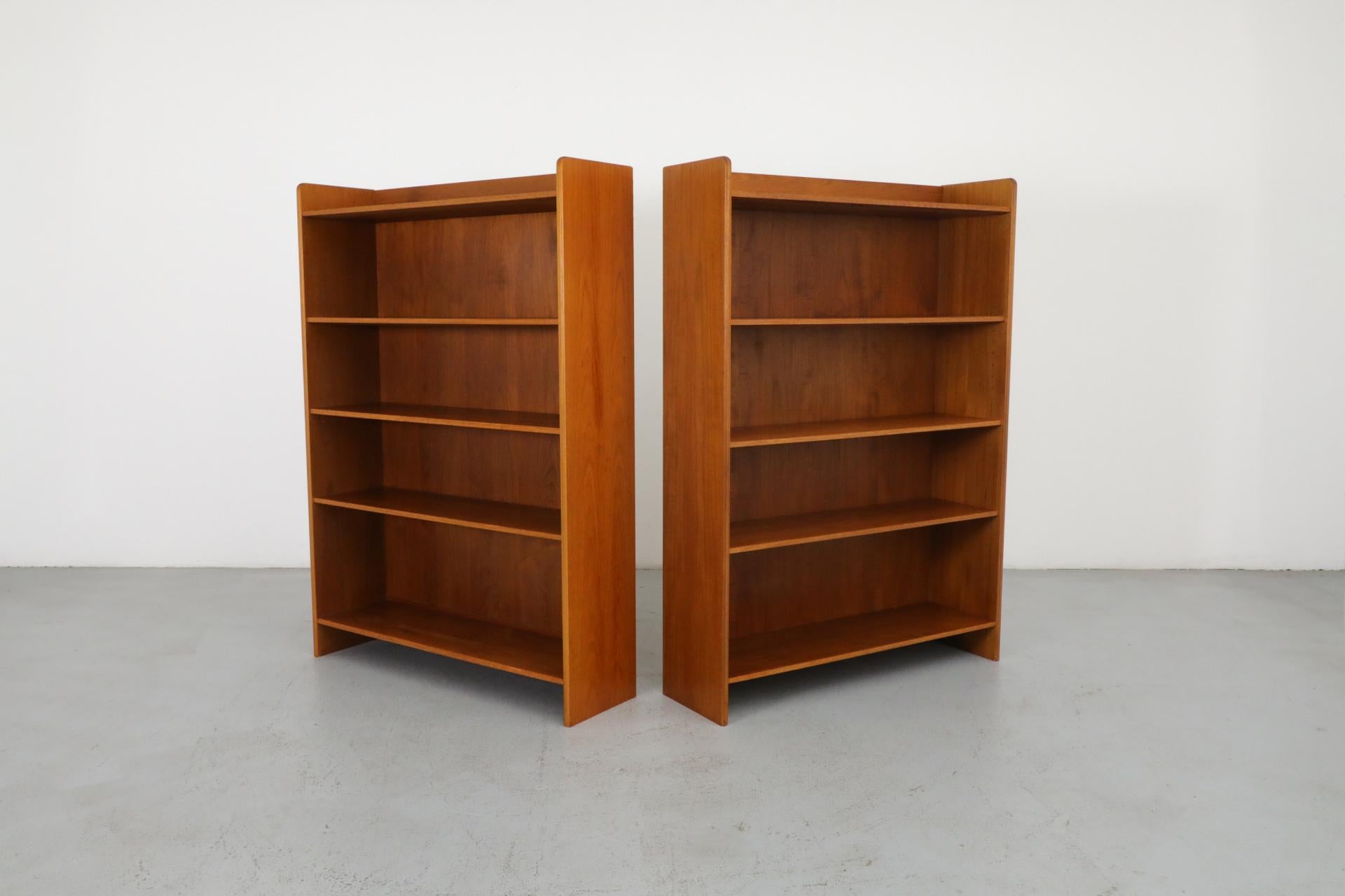 20th Century Classic Mid-Century Danish Teak Standing Bookcases