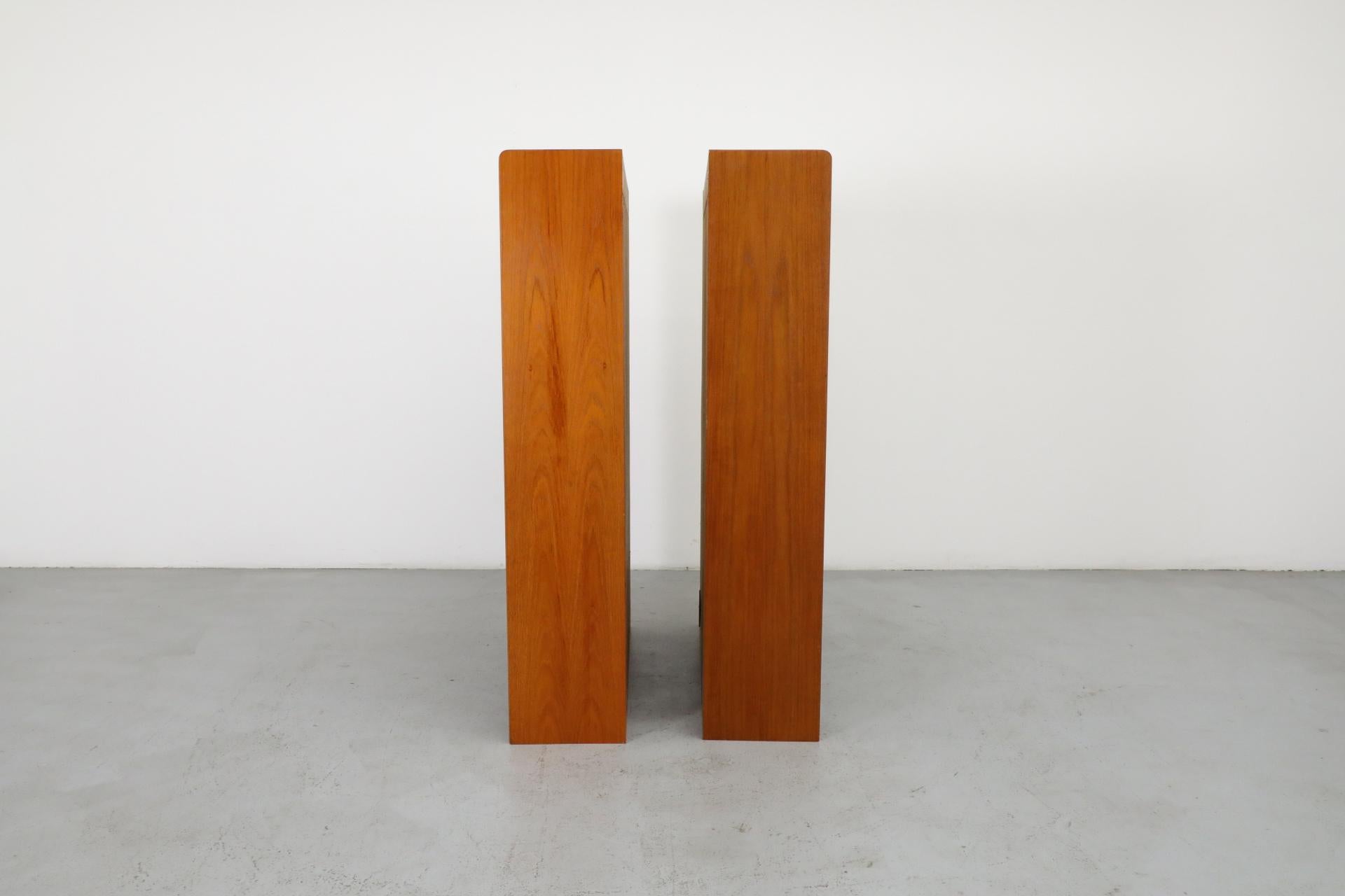 Classic Mid-Century Danish Teak Standing Bookcases 1