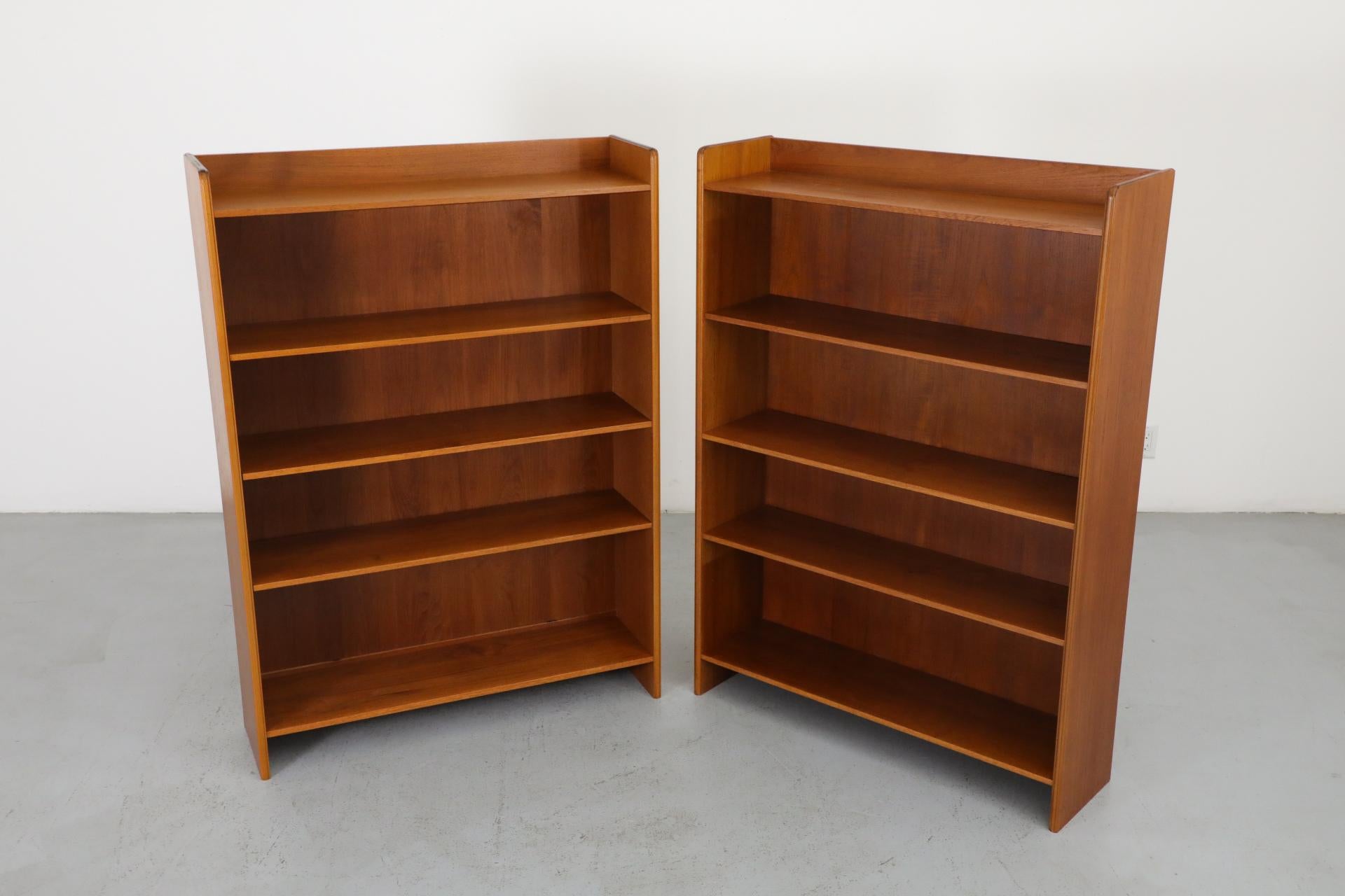 Classic Mid-Century Danish Teak Standing Bookcases 2