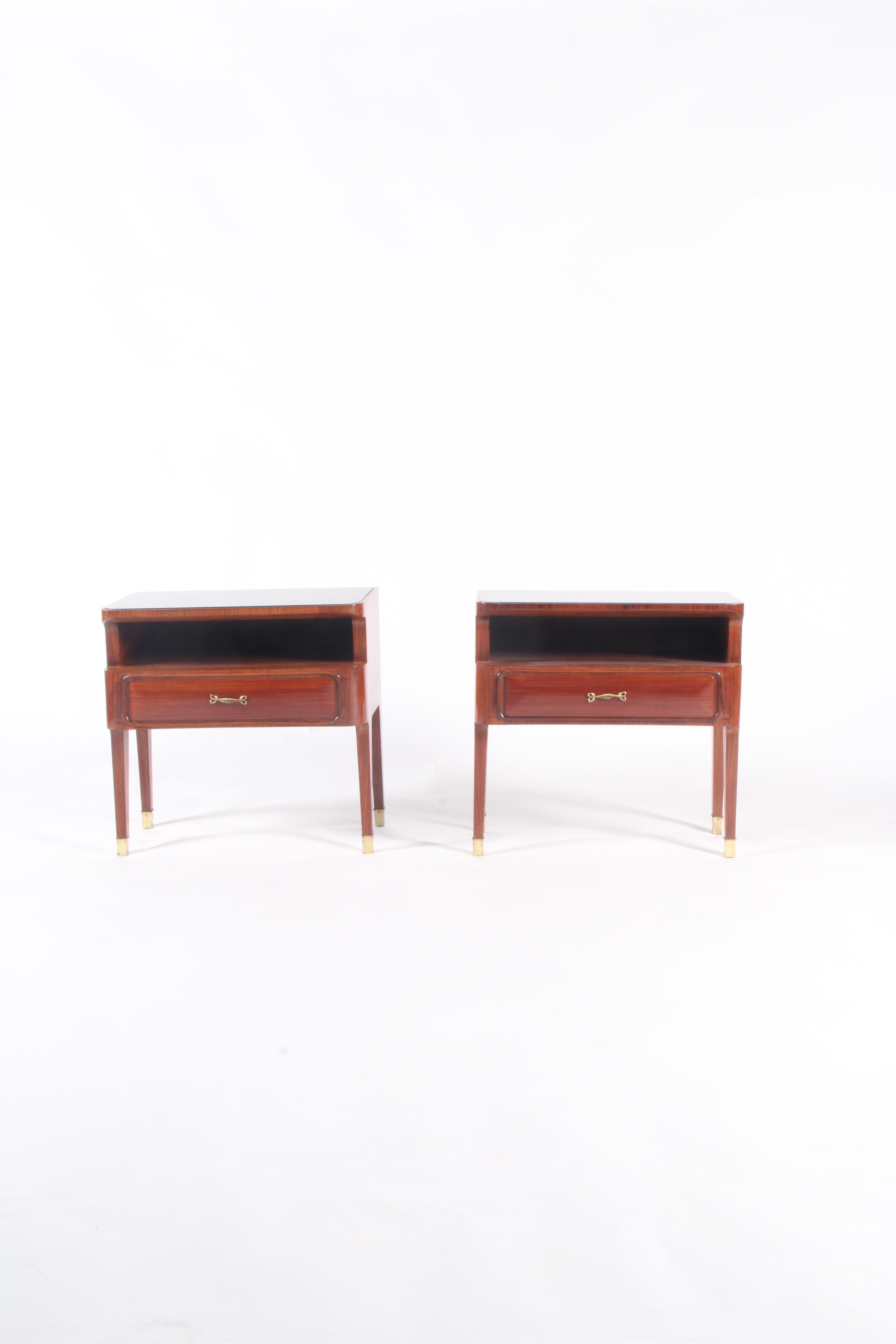 Mid-Century Modern Classic Mid Century Italian Bed Side Tables * FREE WORLDWIDE DELIVERY For Sale