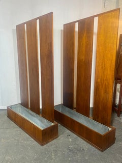 Classic Mid Century Modern Architectural Room Divider's with planter boxes