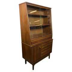 Classic Mid Century Modern Cabinet in Walnut by Stanley 