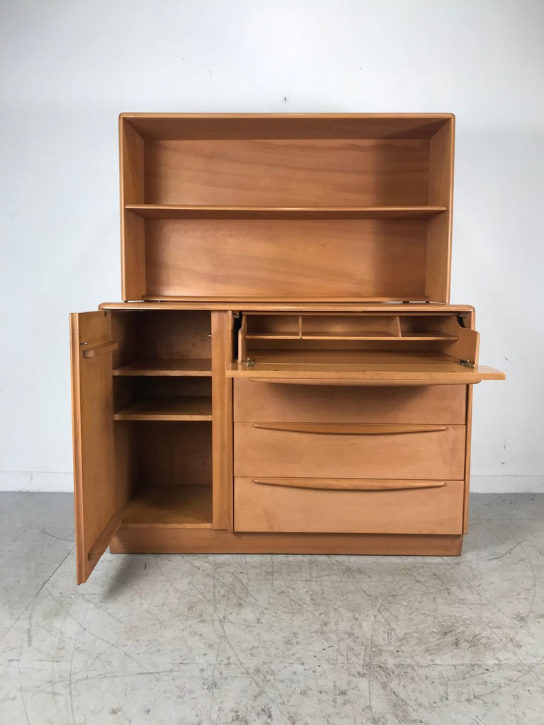 Classic MidCentury Modern Dresser/Desk/ Bookcase and Chair by Heywood
