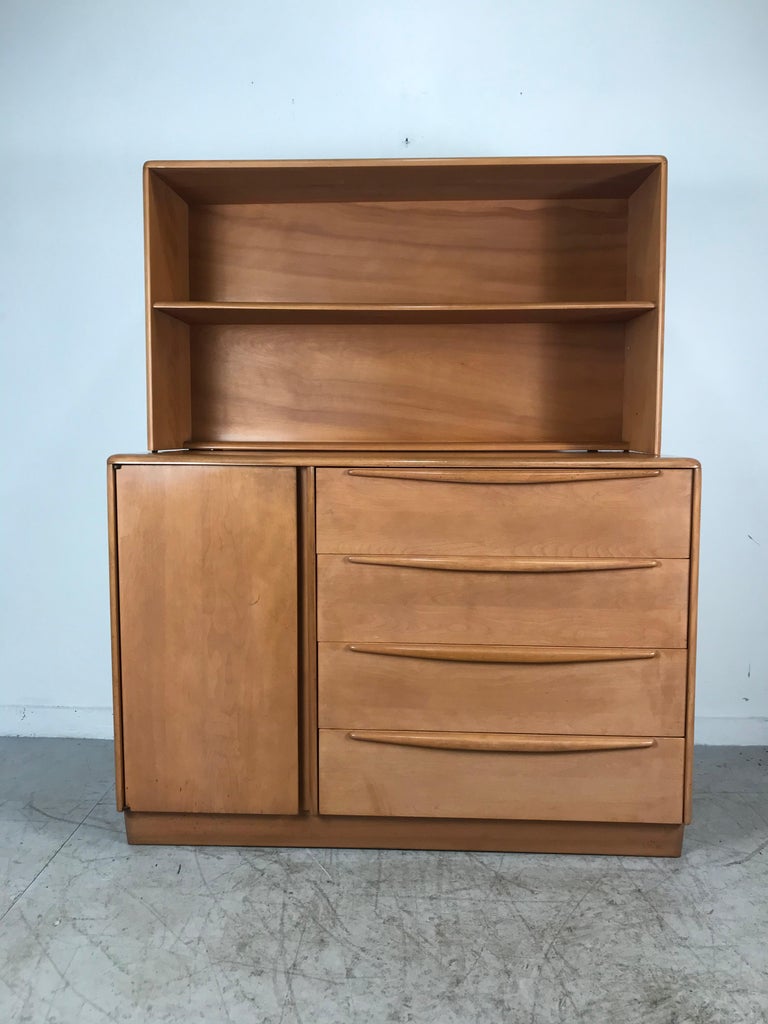 Classic MidCentury Modern Dresser/Desk/ Bookcase and Chair by Heywood