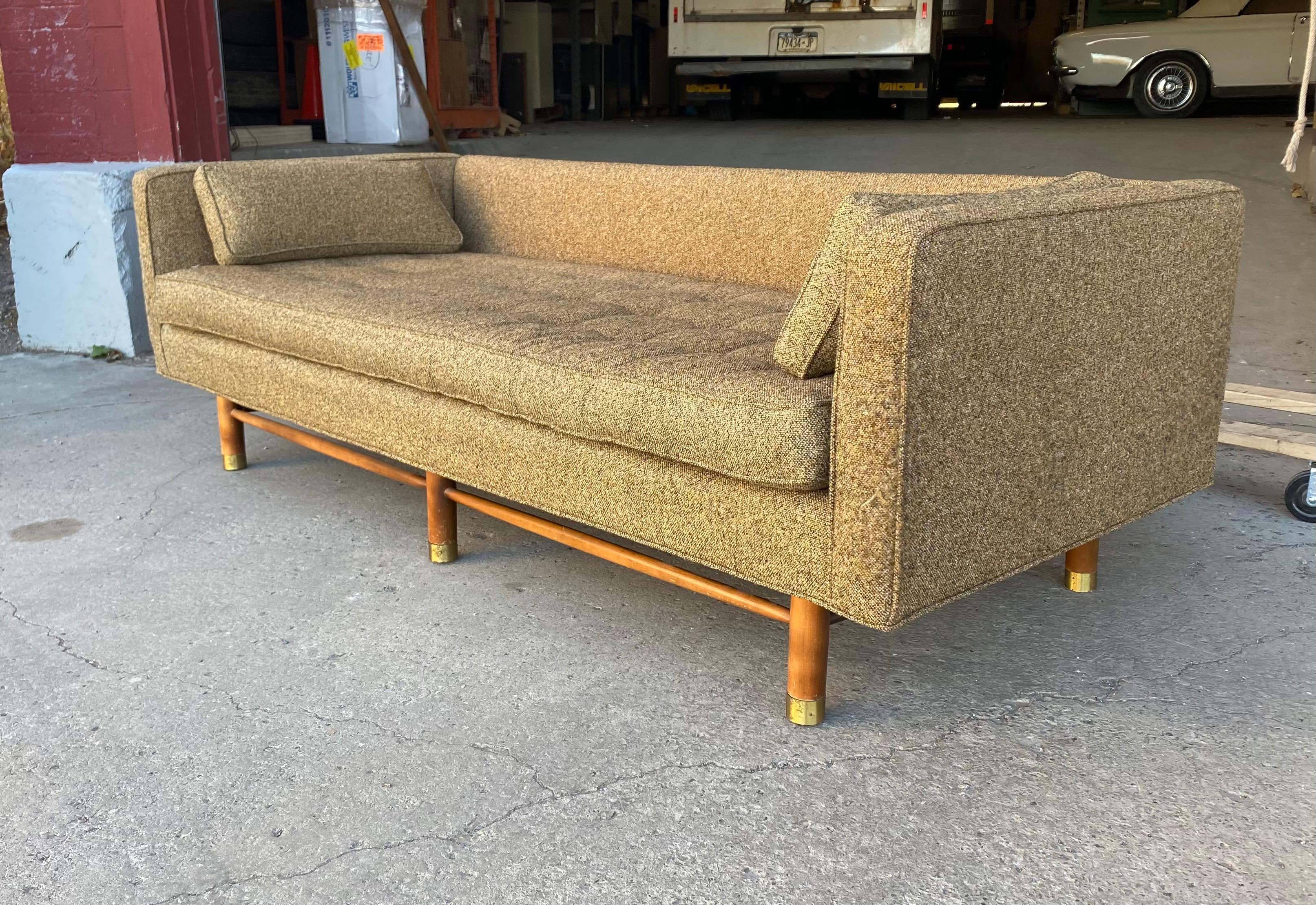 Classic Mid-Century Modern Even Arm Sofa Attributed to Harvey Probber 1