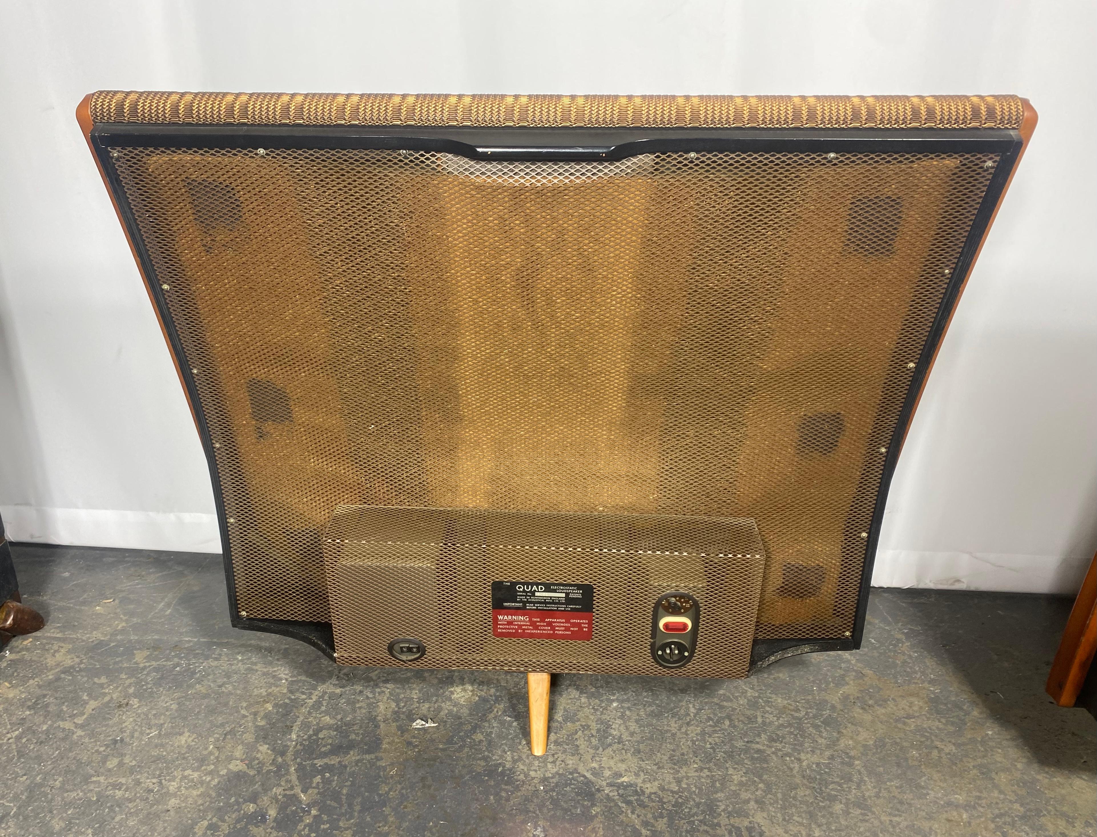 Classic Mid Century Modern Quad Esl 57 Speakers, Amazing Architectural Design 3