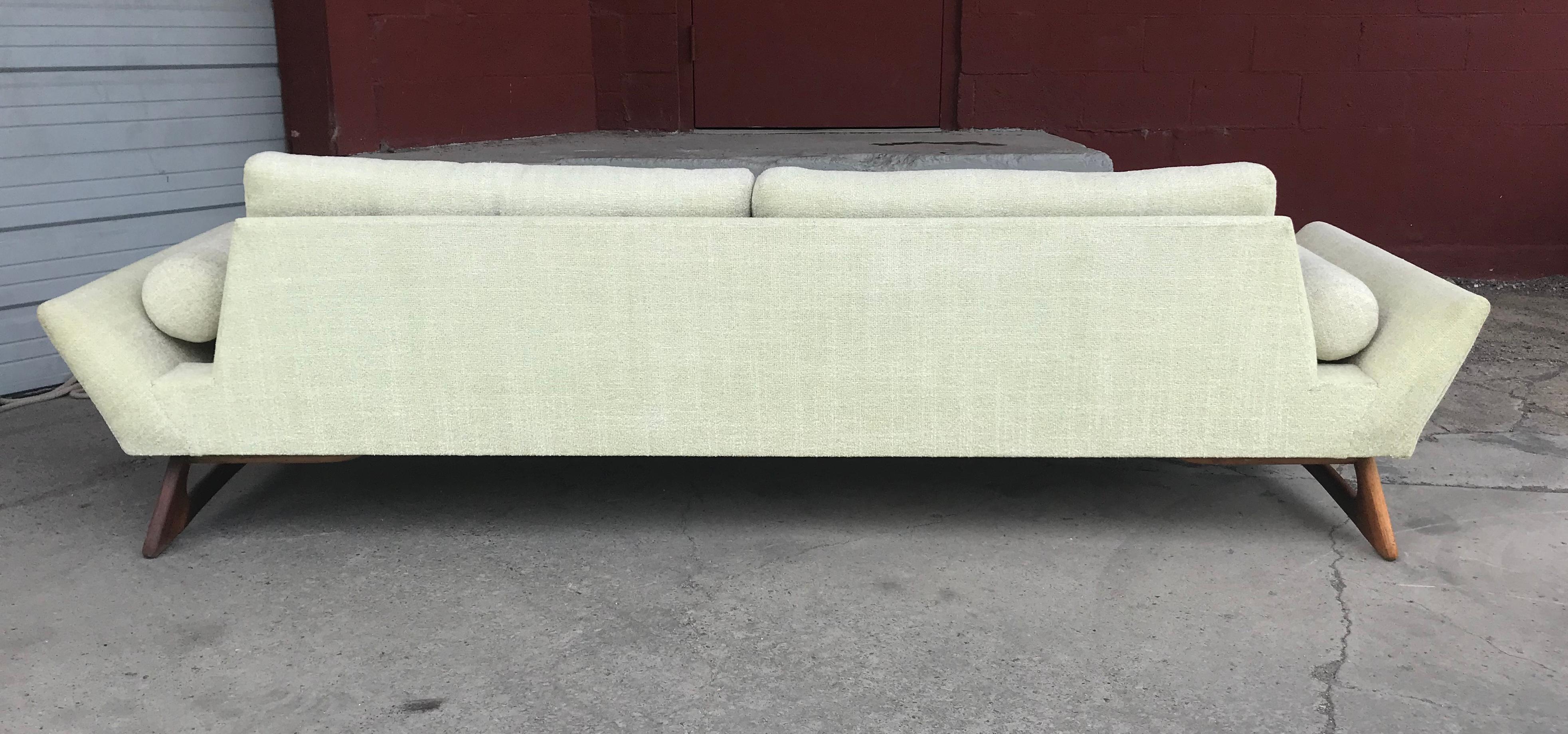 Classic Mid-Century Modern Sofa Designed by Adrian Pearsall, Stunning 1