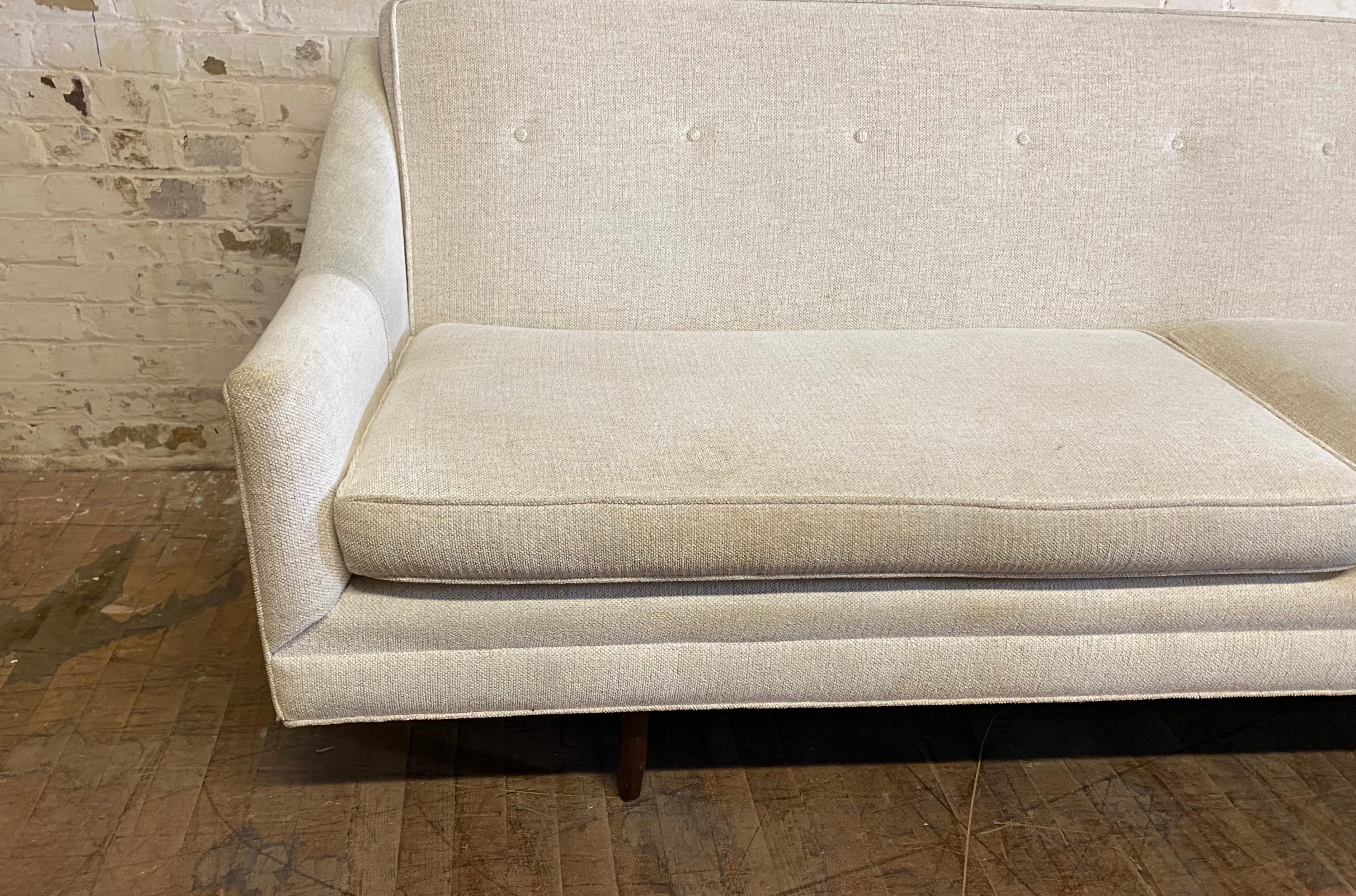 Classic Mid-Century Modernist Sofa, , After Paul McCobb.  For Sale 1