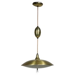 Classic Mid Century Pull Down Untertasse Scheibe Kronleuchter Pendelleuchte