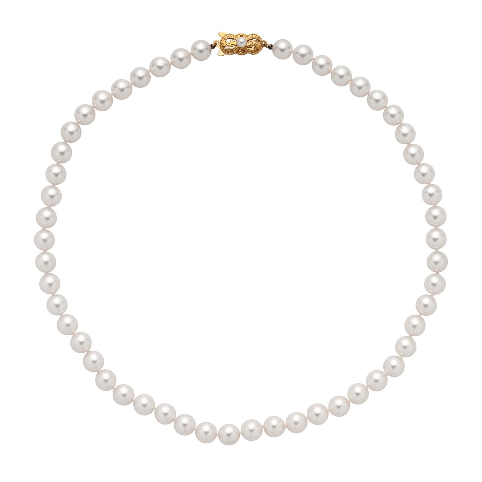 Collier de perles de culture Mikimoto classique Pour femmes en vente